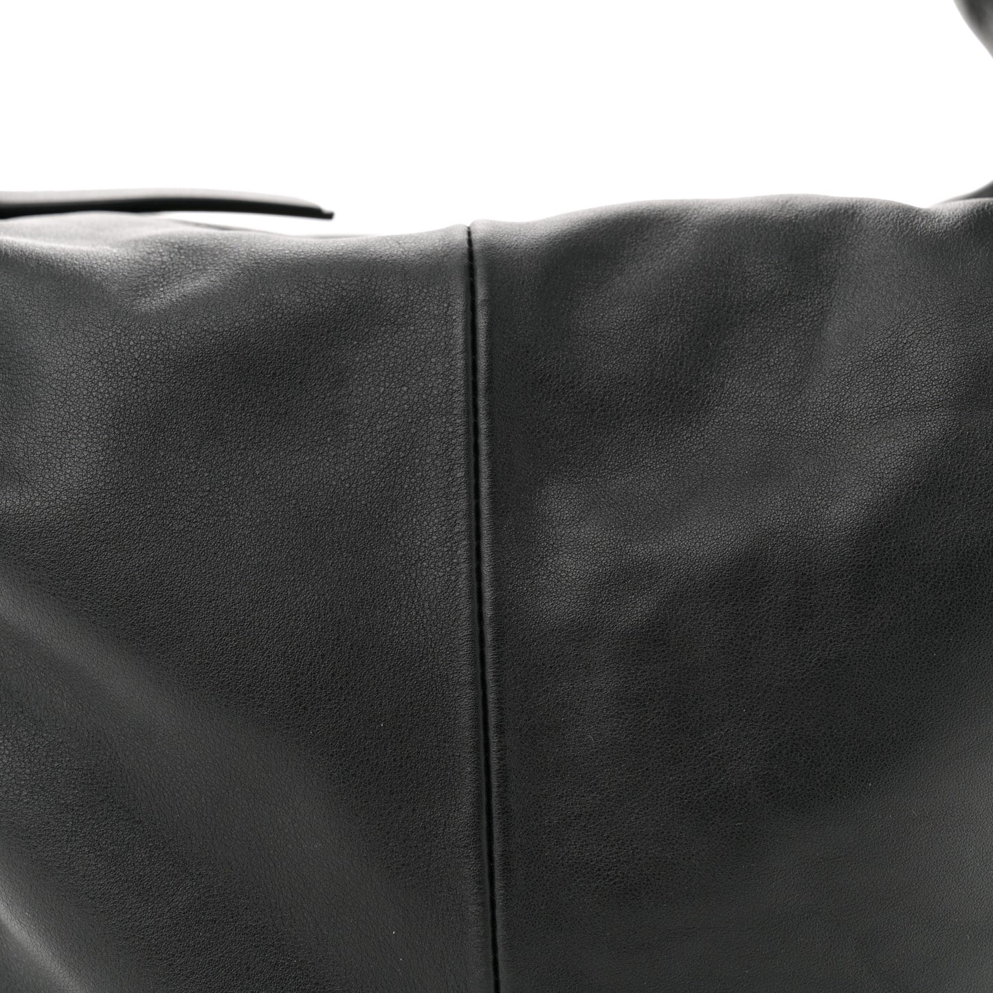 Calfskin Teen Double Knot Hobo Black