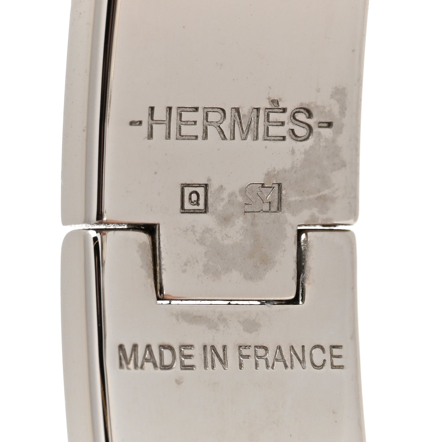 Narrow Enamel Clic Clac H Bracelet PM Bleu Royal