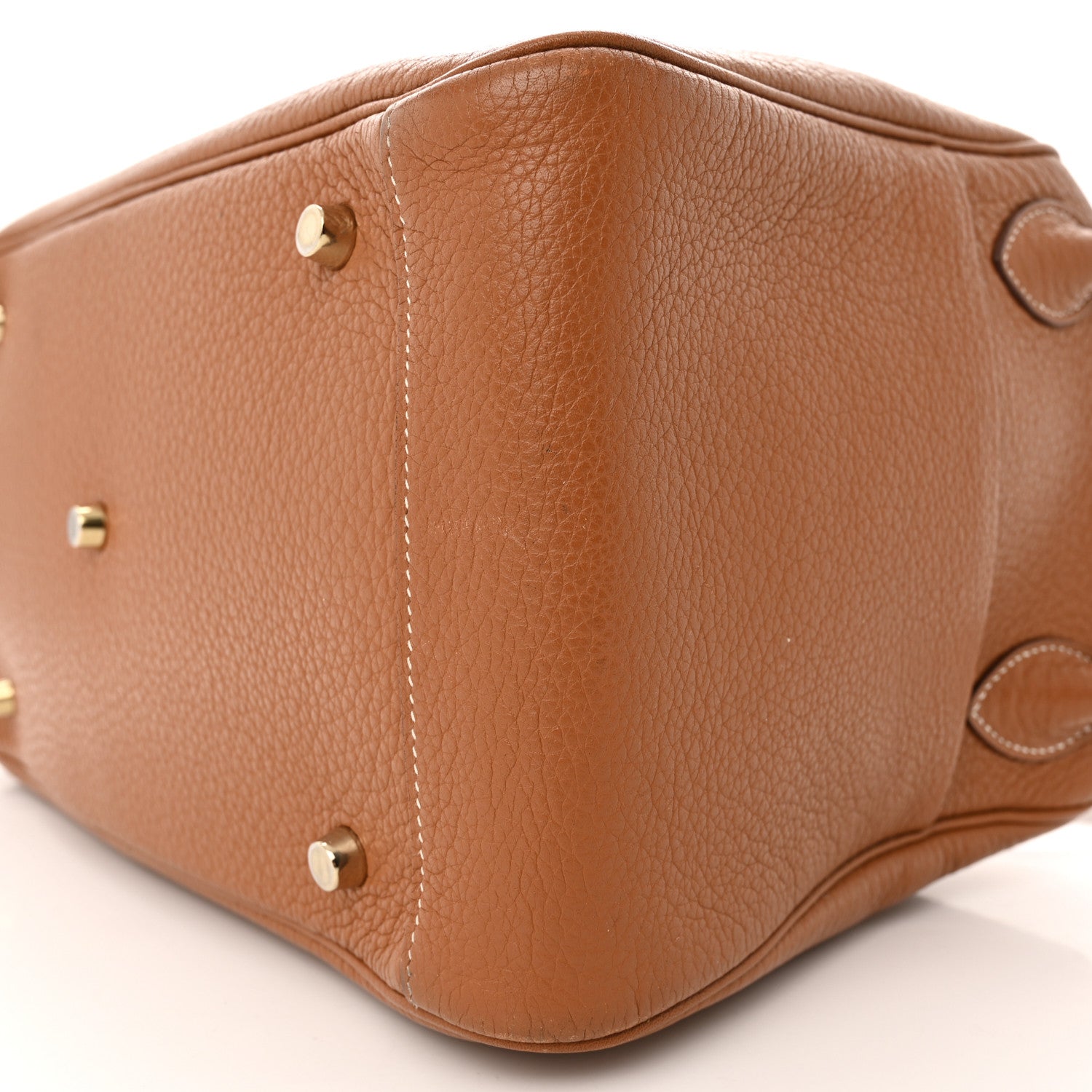Hermes Taurillon Clemence Lindy 30 Gold 10 of 14