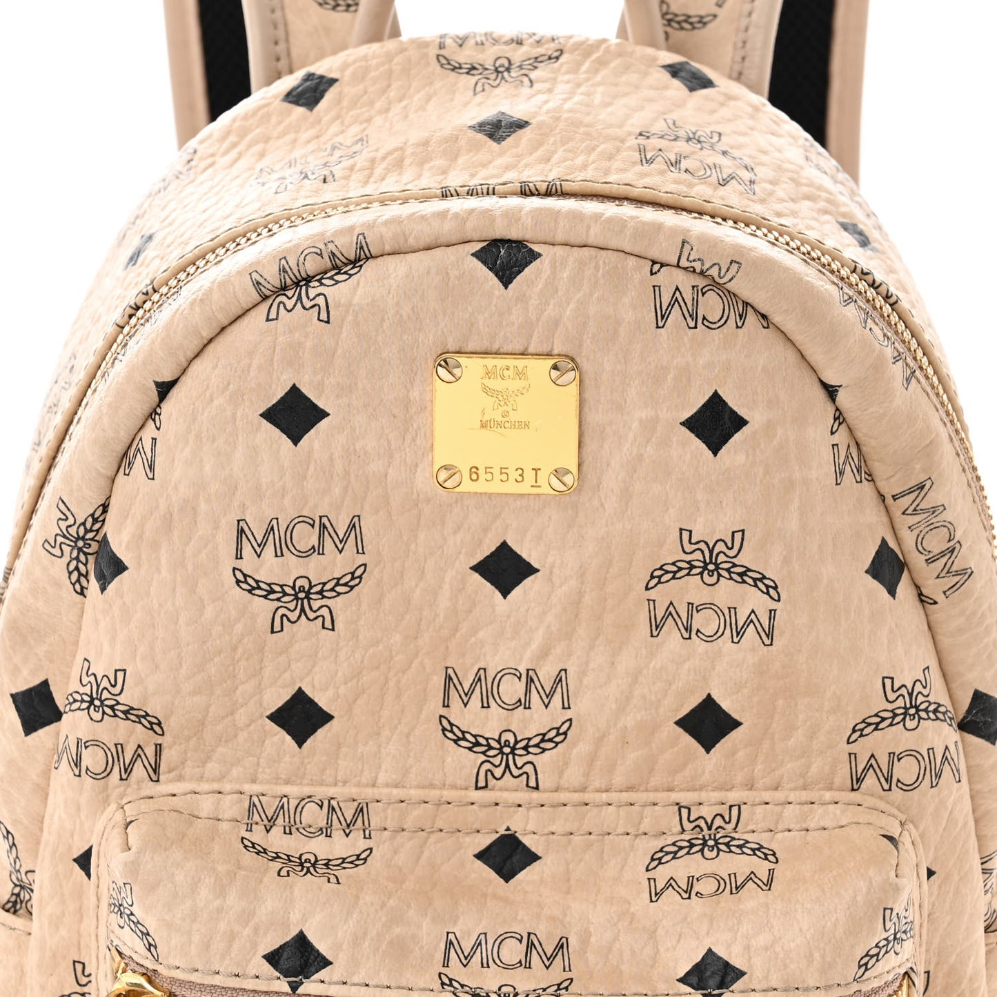 Visetos Small Stark Rabbit Backpack Beige