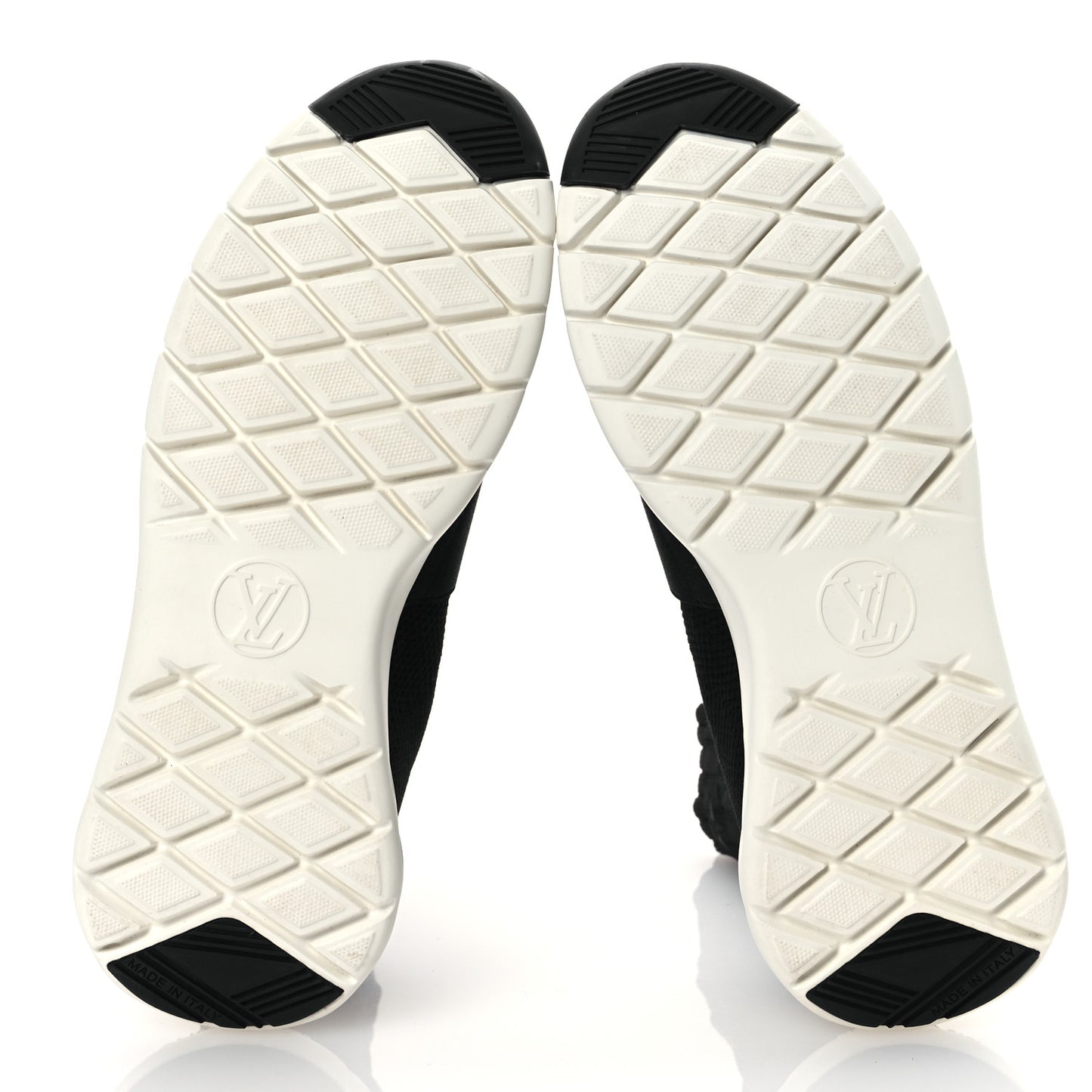 Monogram Stretch Fabric Aftergame Sneaker Boots 36.5 Black