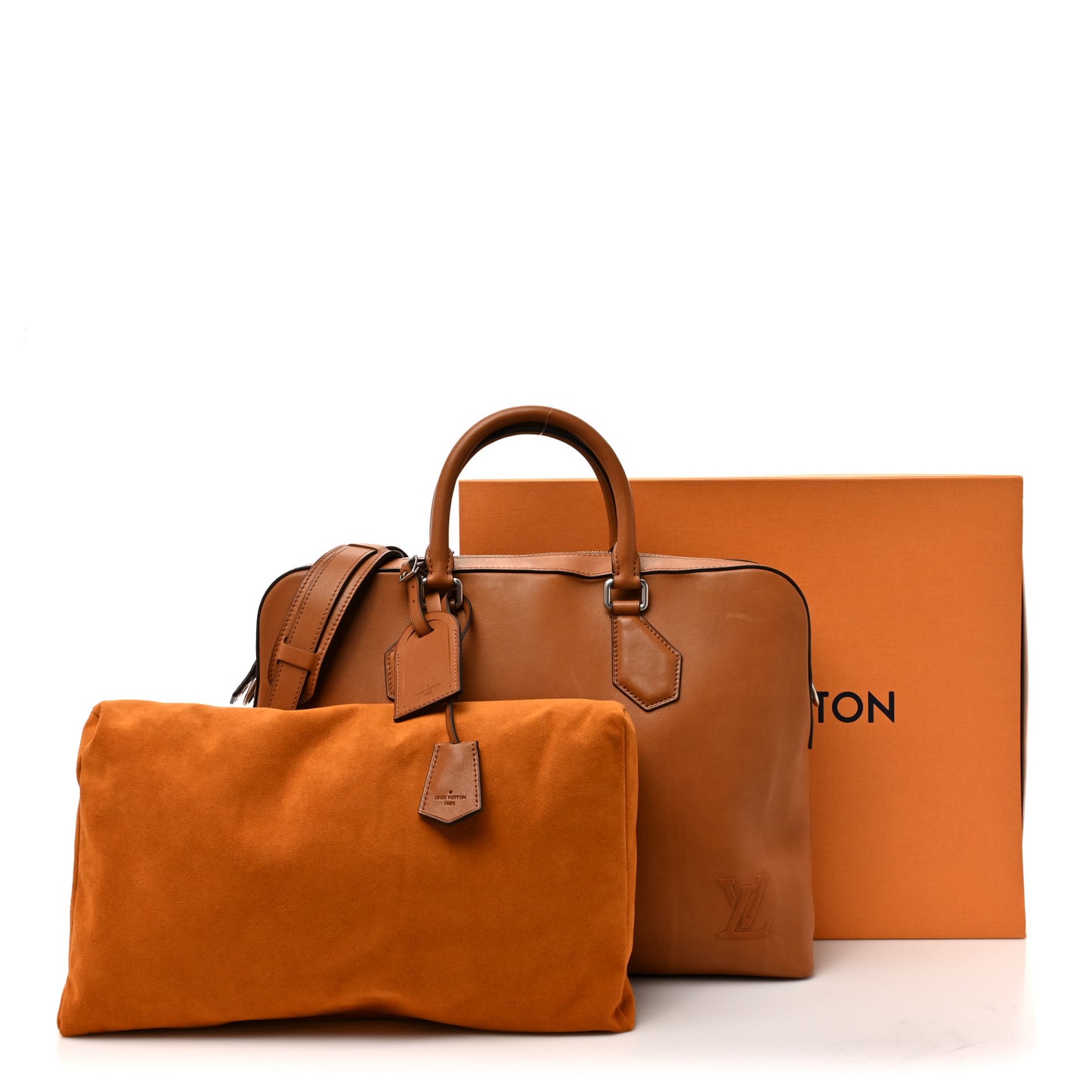 Cuir Millesime Porte-Documents Voyage PM Tan