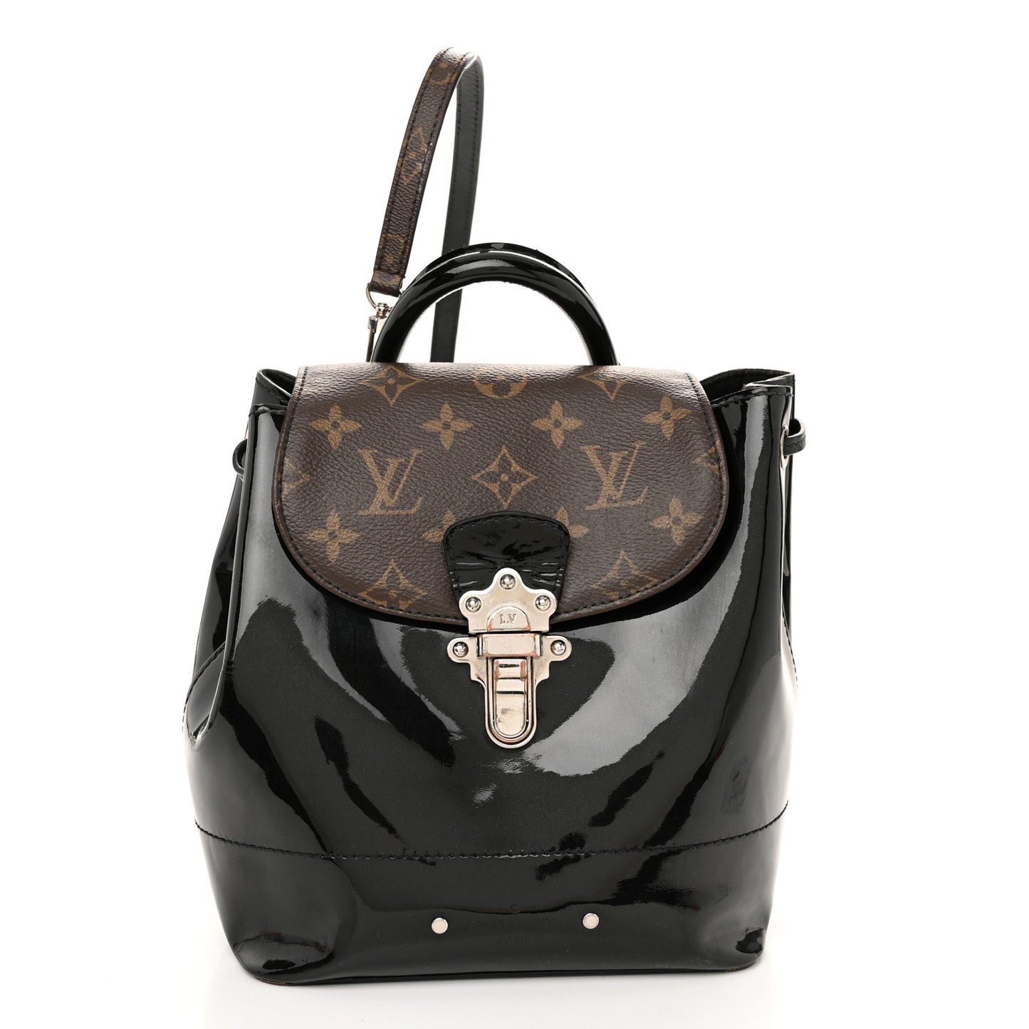 Patent Monogram Hot Springs Backpack Black