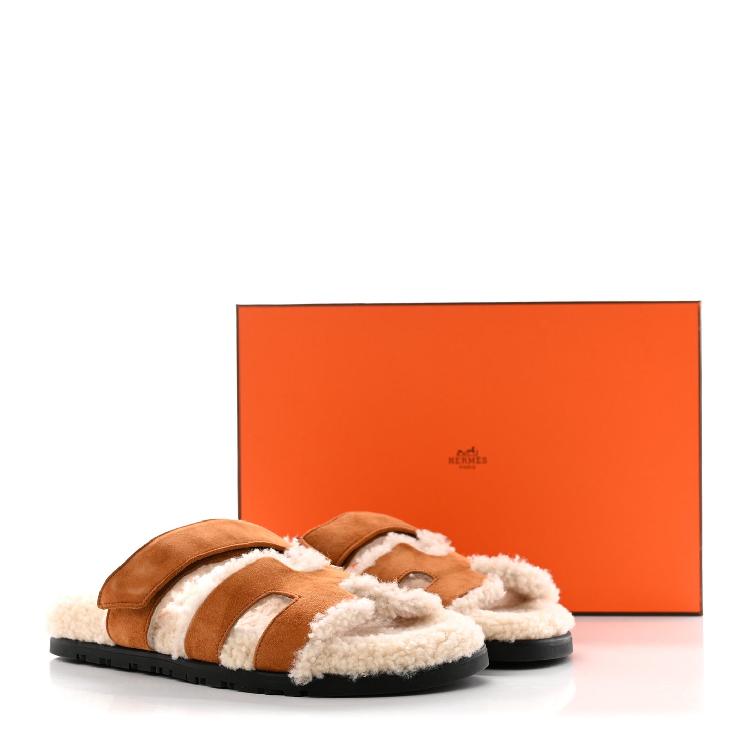 Suede Goatskin Woolskin Womens Chypre Sandals 36 Naturel Ecru