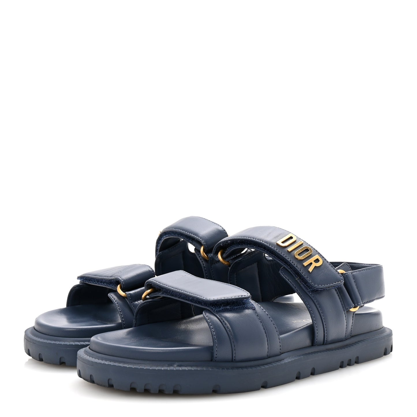 Lambskin Dioract 10mm Sandals 37 Pastel Night