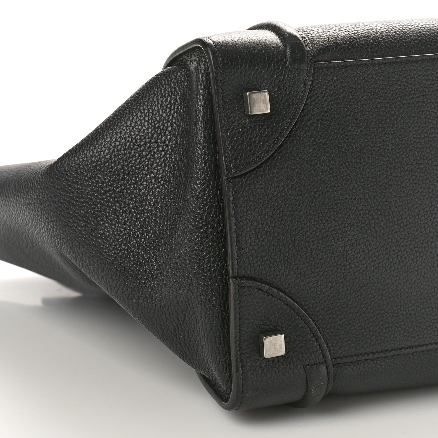 Celine Drummed Calfskin Mini Luggage Black 8 of 11