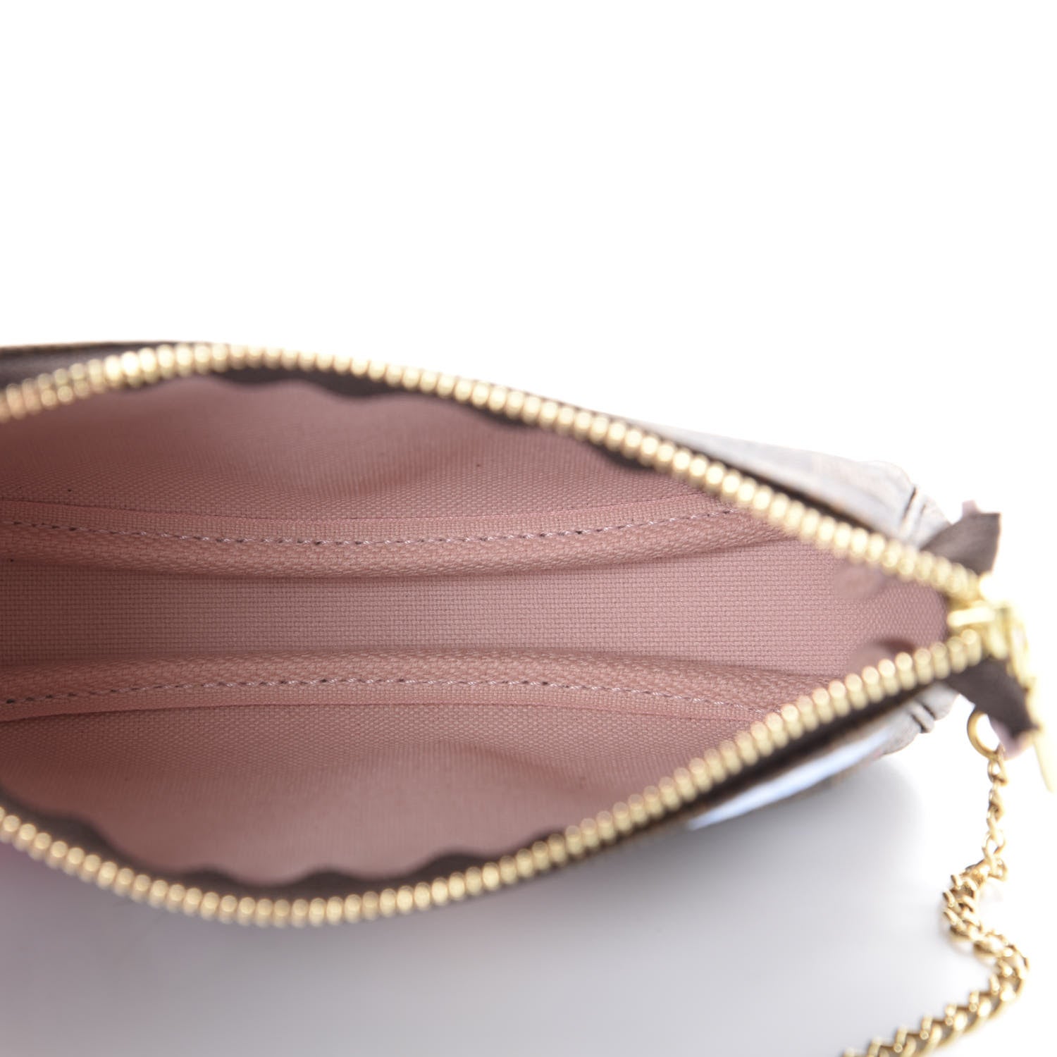 Louis Vuitton Damier Ebene 2020 Christmas Animation Big Wheel Mini Pochette Accessories Rose Ballerine 5 of 10