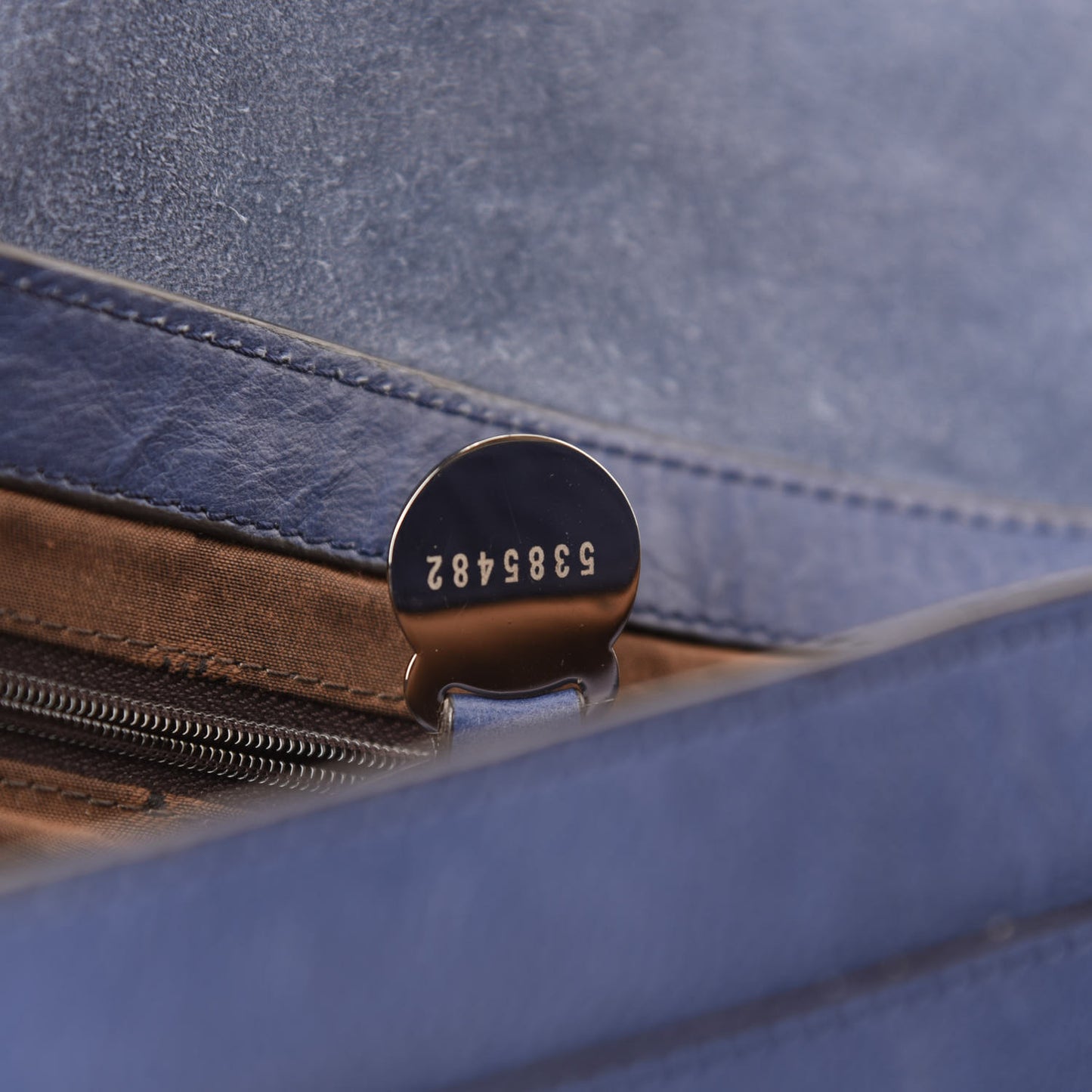 Polished Buffalo Medium Alexa Blue