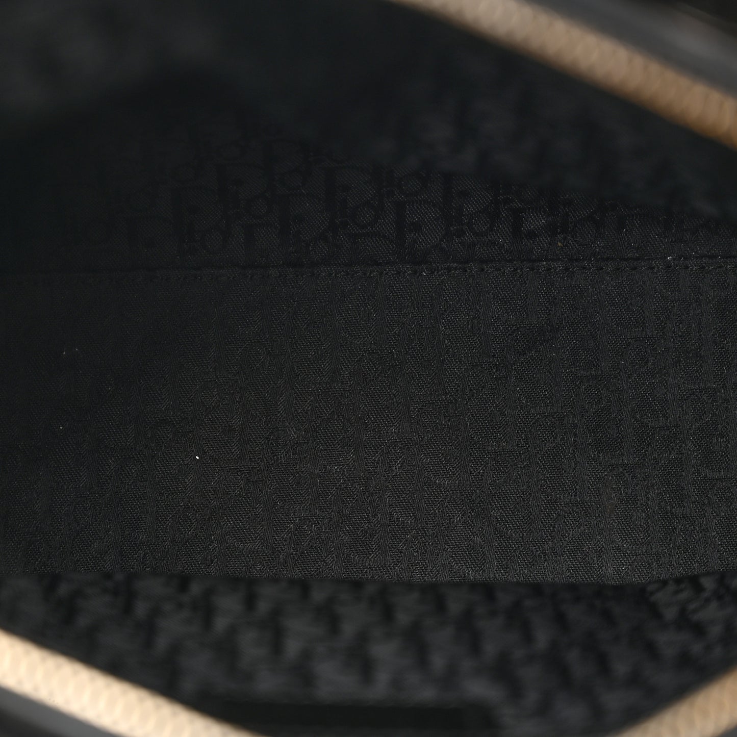 Patent Cannage Large Lady Dior Black
