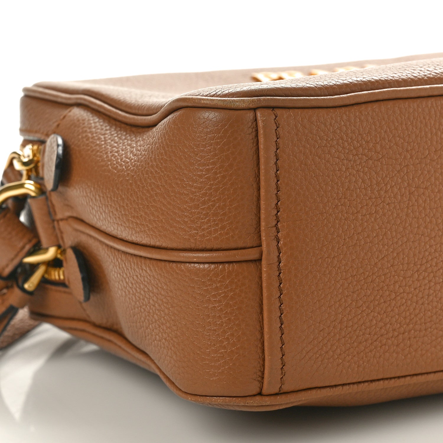 Prada Vitello Phenix Camera Bag Caramel 8 of 9