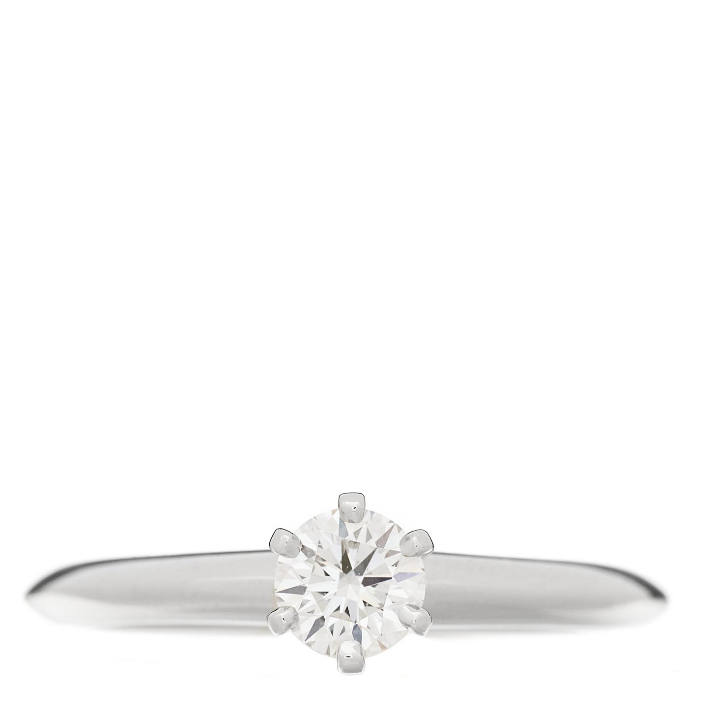 Platinum Diamond .26ct Solitaire Engagement Ring 47 4