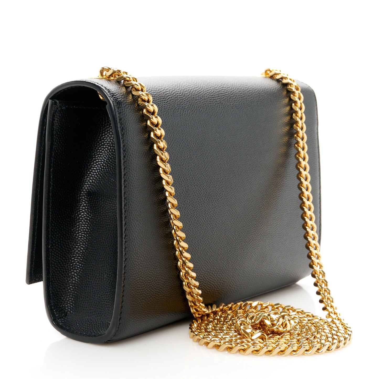 Grain De Poudre Small Monogram Kate Satchel Black