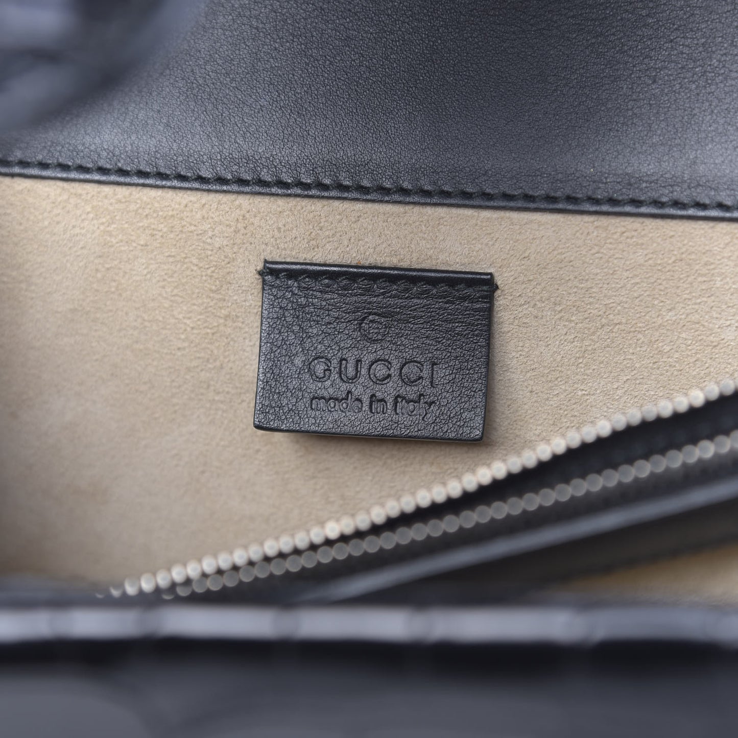 Crocodile Small Dionysus Shoulder Bag Black