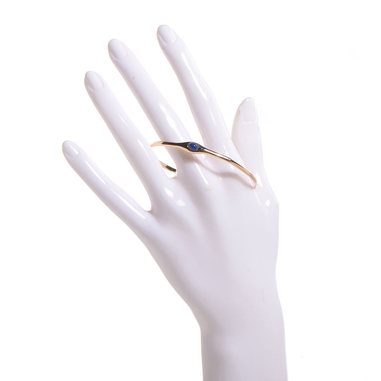 14k Yellow Gold Lapis Bracelet