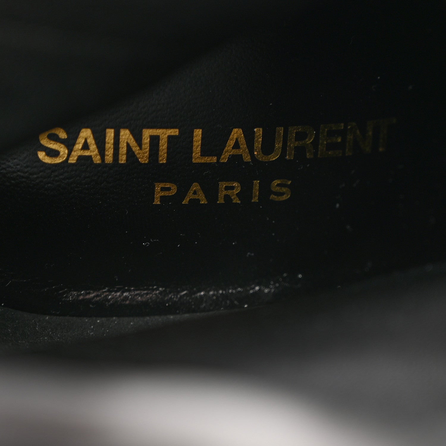 Saint Laurent Calfskin Opyum Ankle Boots 37 Black 8 of 9