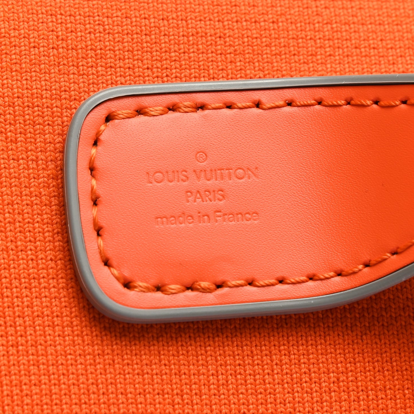 Knit Monogram Horizon Soft 55 Suitcase Orange