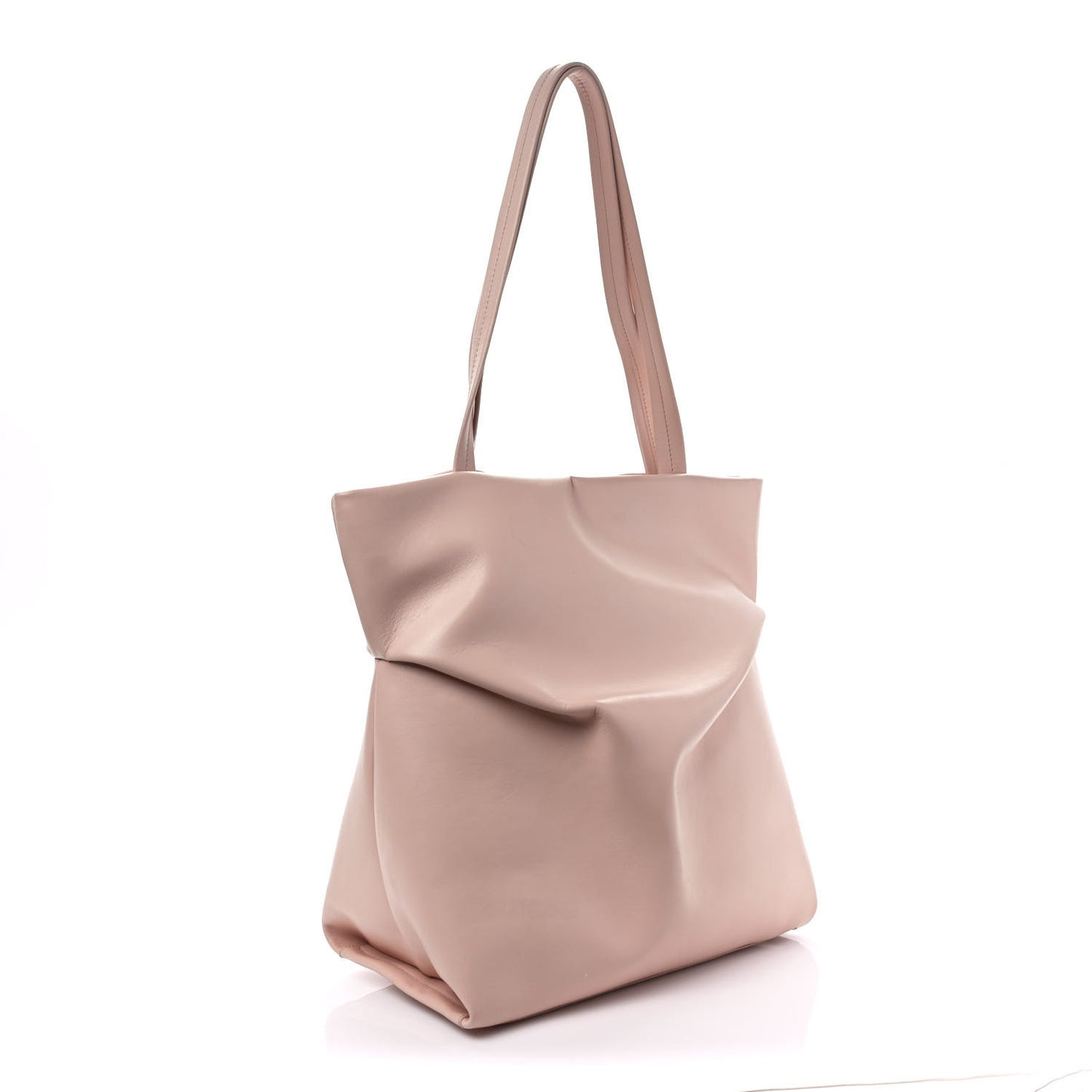Calfskin Judy East West Tote Blush Nude
