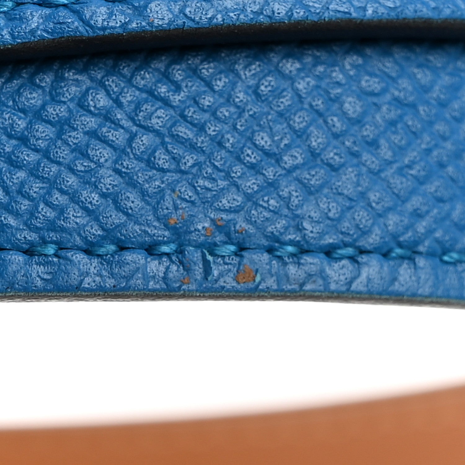 Hermes Epsom Kelly Belt Bleu Zanzibar 5 of 5