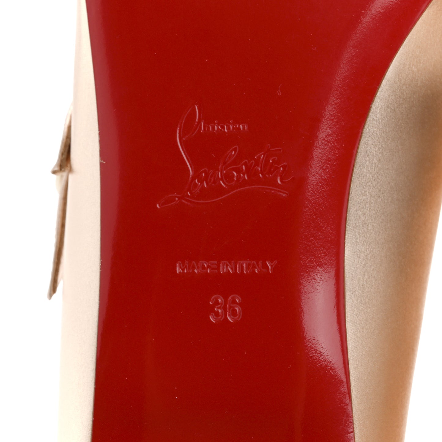 Calf Laminato Satin Sweet Jane Flats 36 Leche