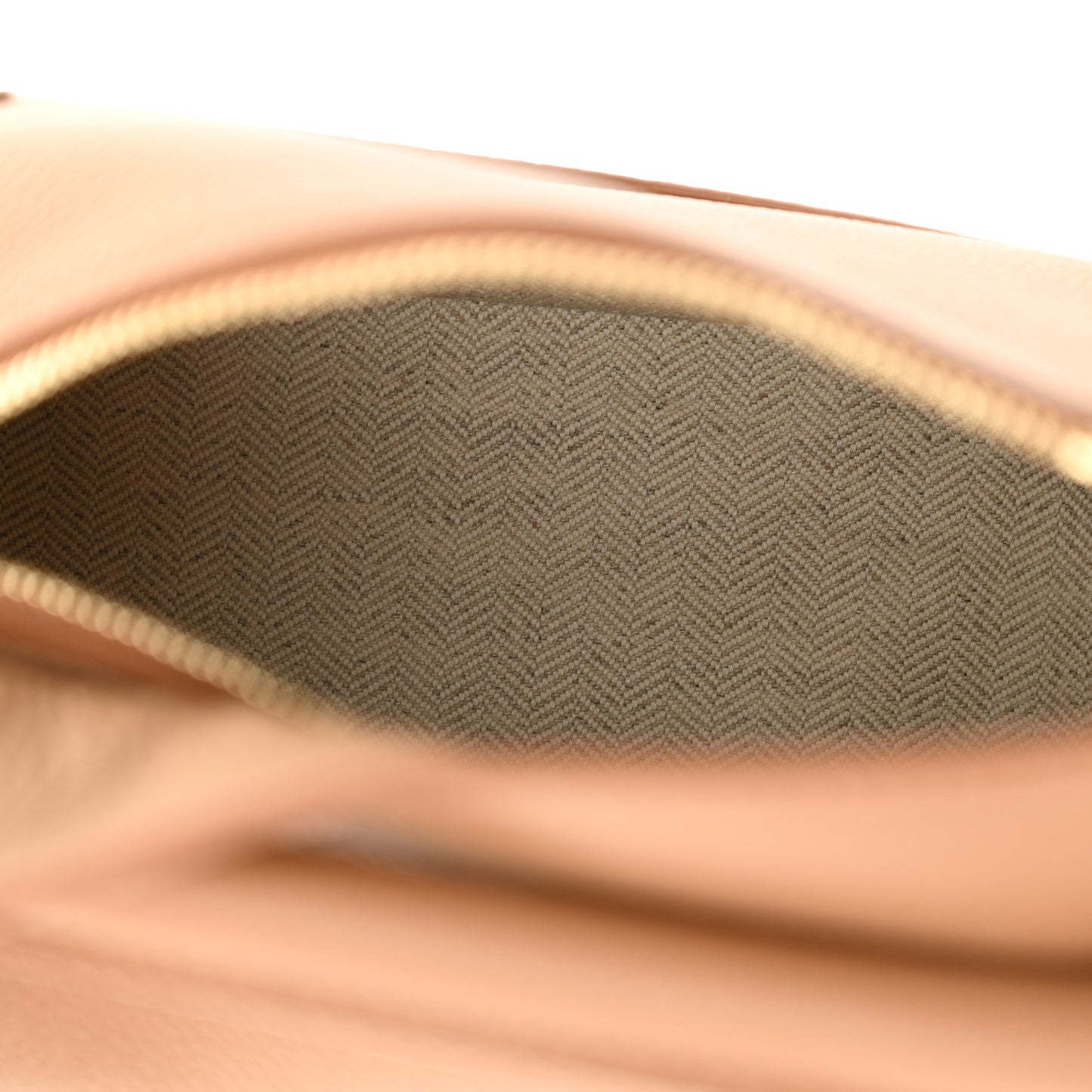 Calfskin Mini Puzzle Edge Bag Toffee