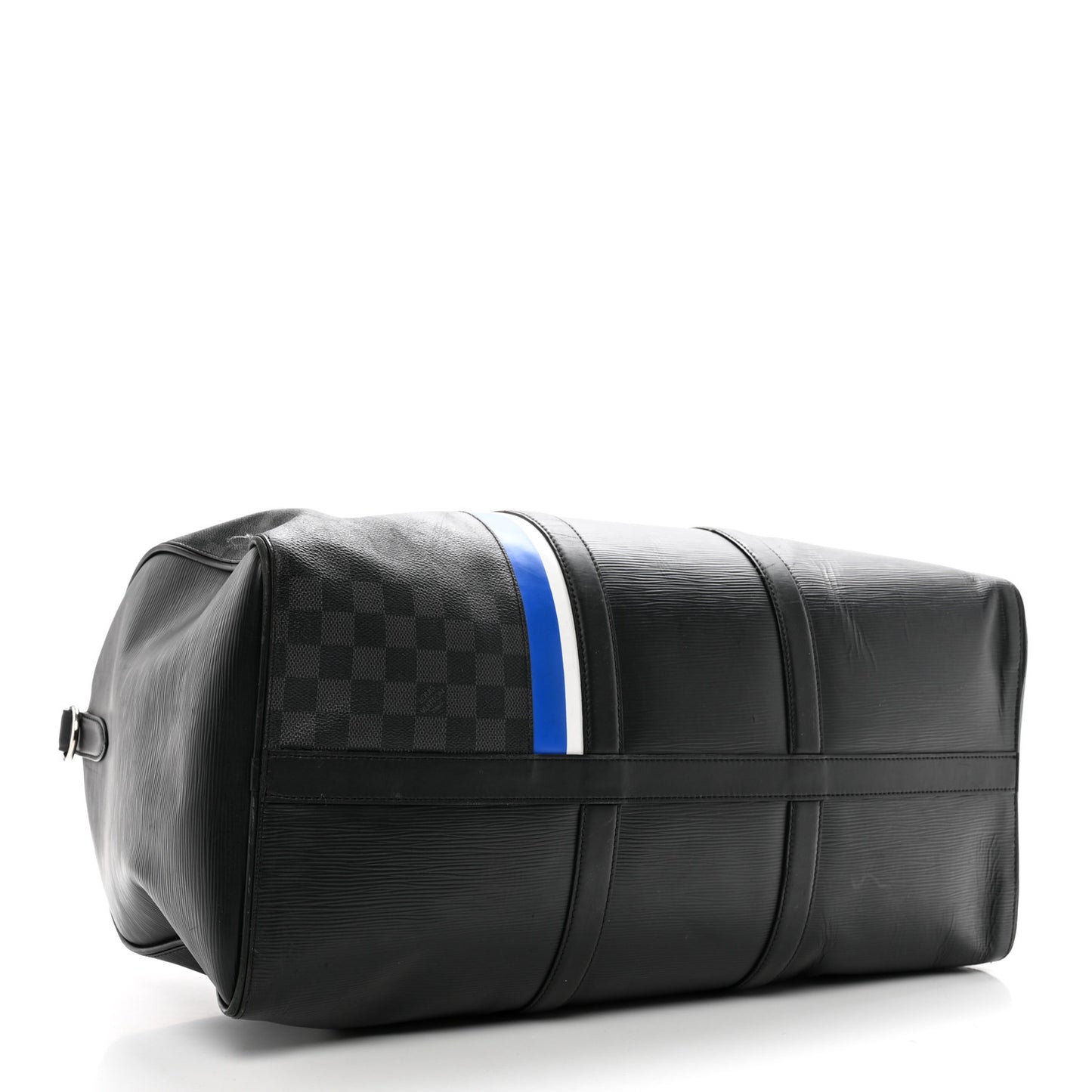 Epi Damier Graphite Keepall Bandouliere 50 Black