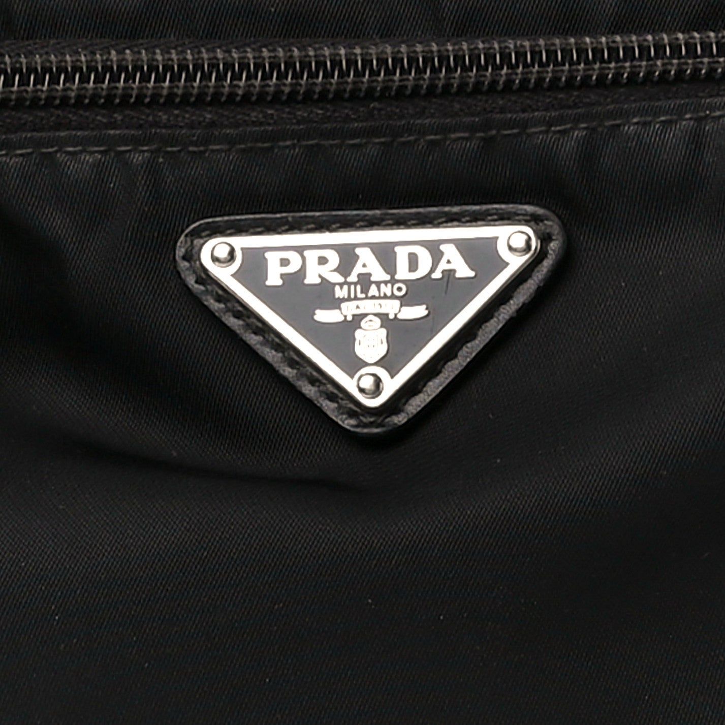 Prada Nylon Saffiano Flat Messenger Bag Black 10 of 13