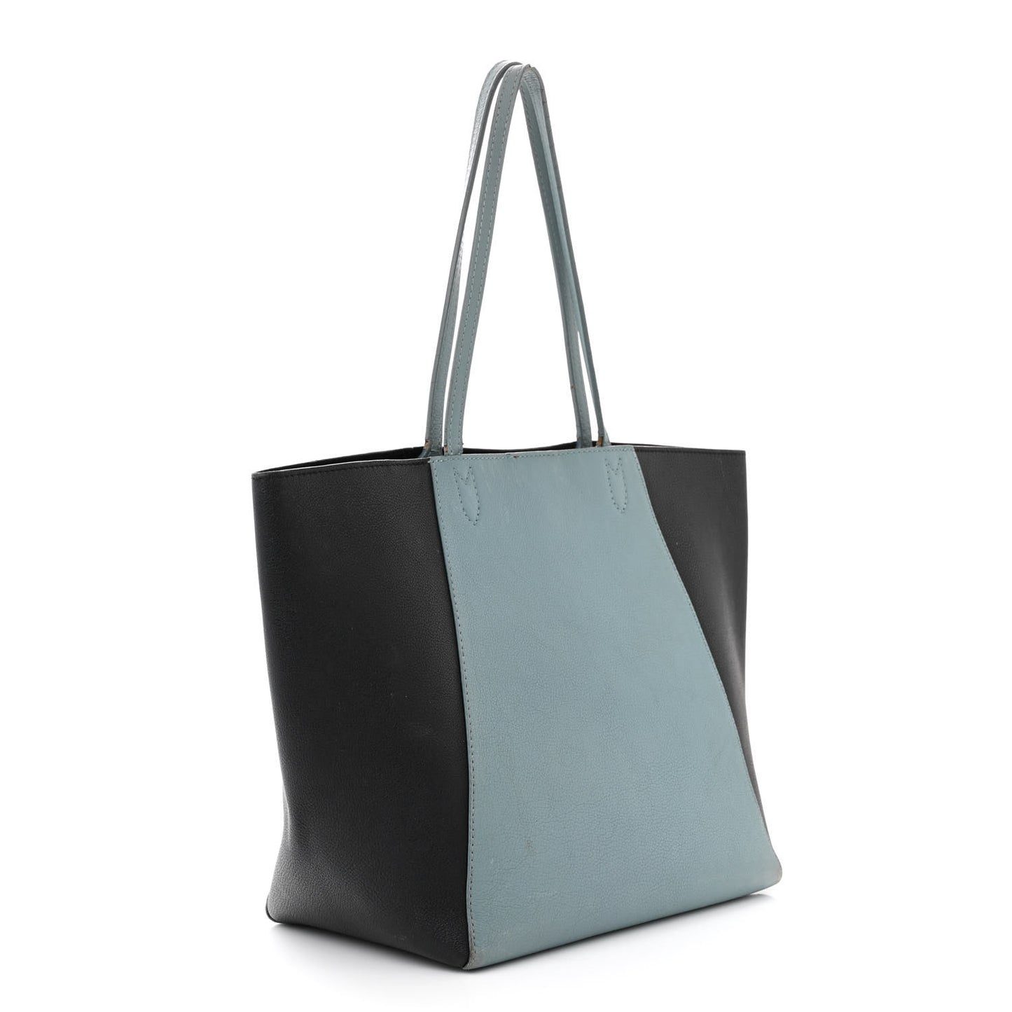 Calfskin Lockme Cabas Sky Black