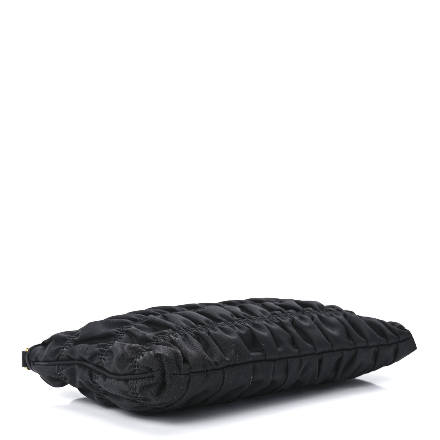 Tessuto Nylon Gaufre Wristlet Black