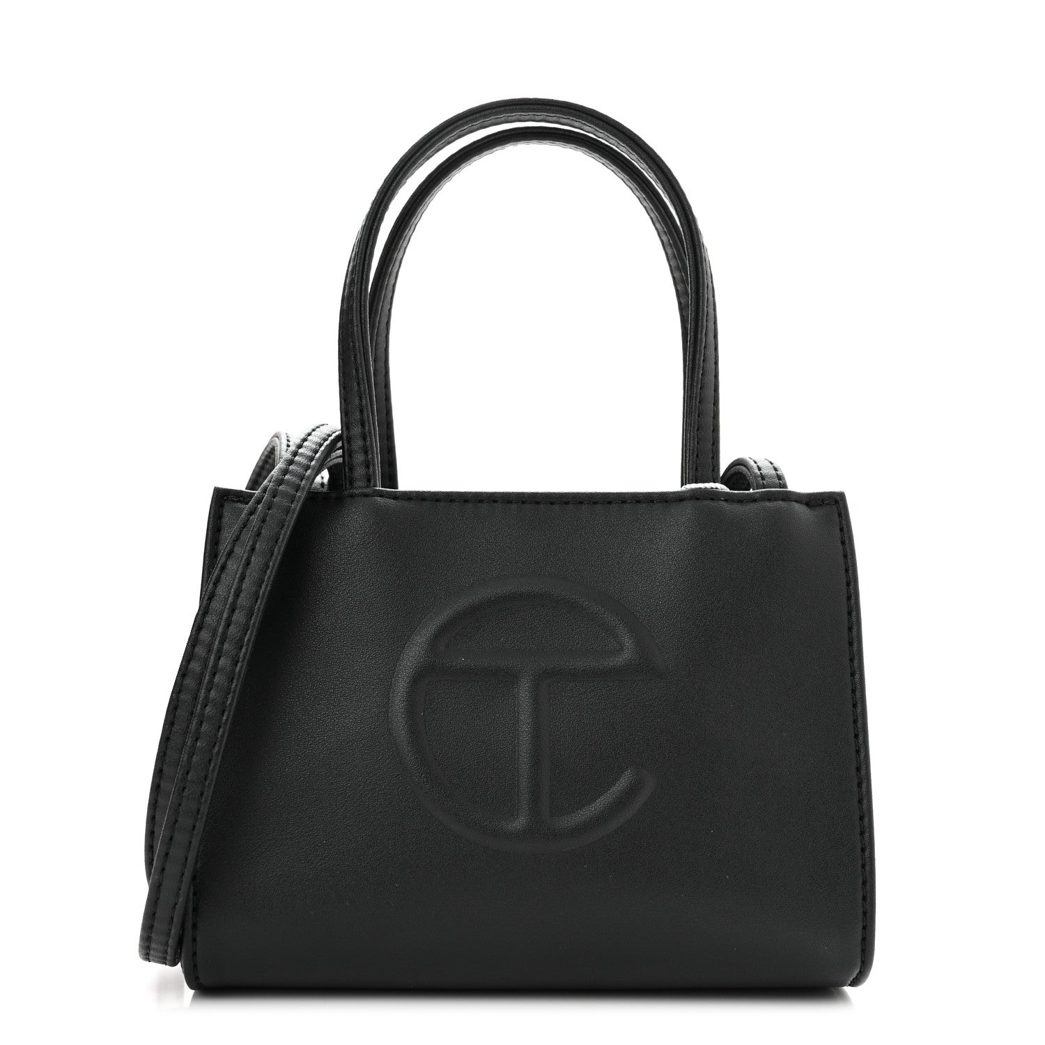 Telfar Vegan Leather Small Shopping Bag Black 1 of 11