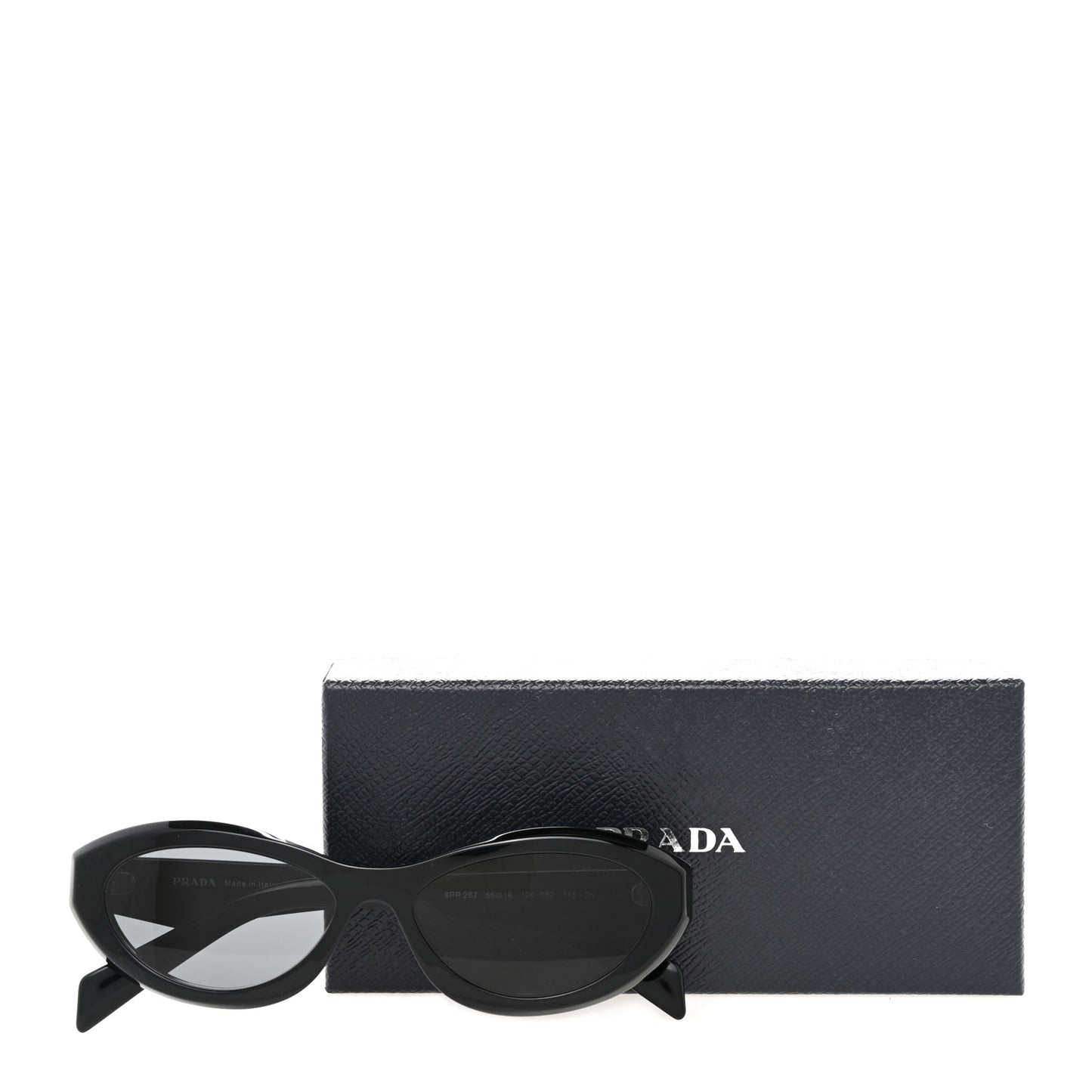 Acetate Oval Sunglasses SPR 26Z Black