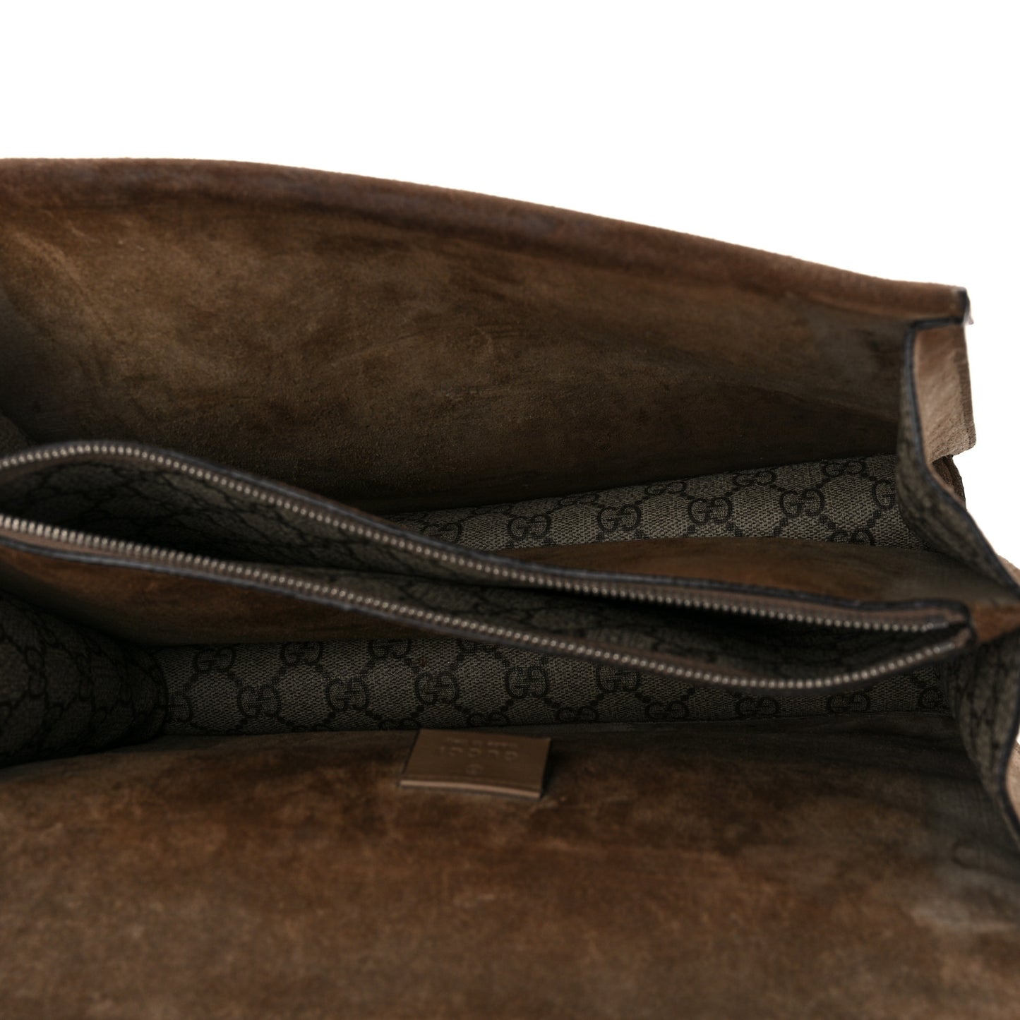 GG Supreme Monogram Medium Dionysus Shoulder Bag Taupe