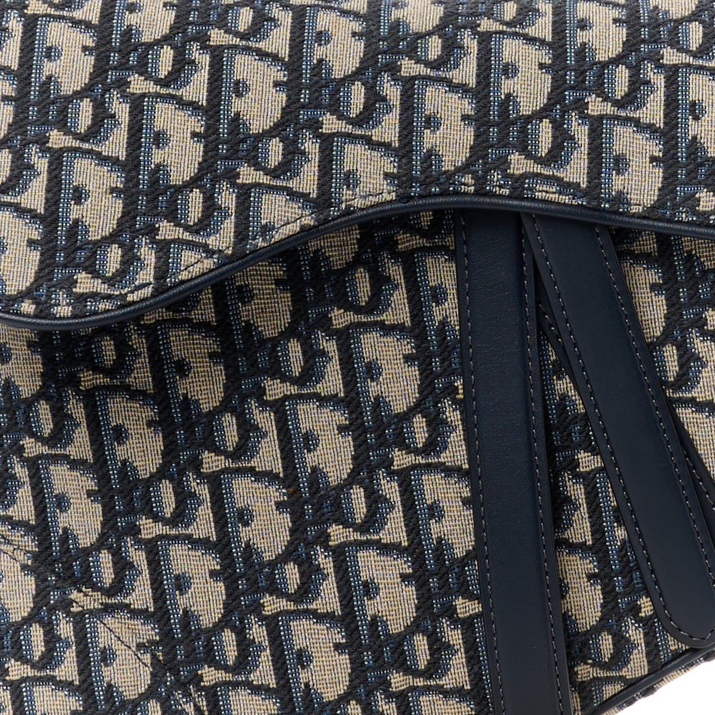 Oblique Saddle Bag Blue