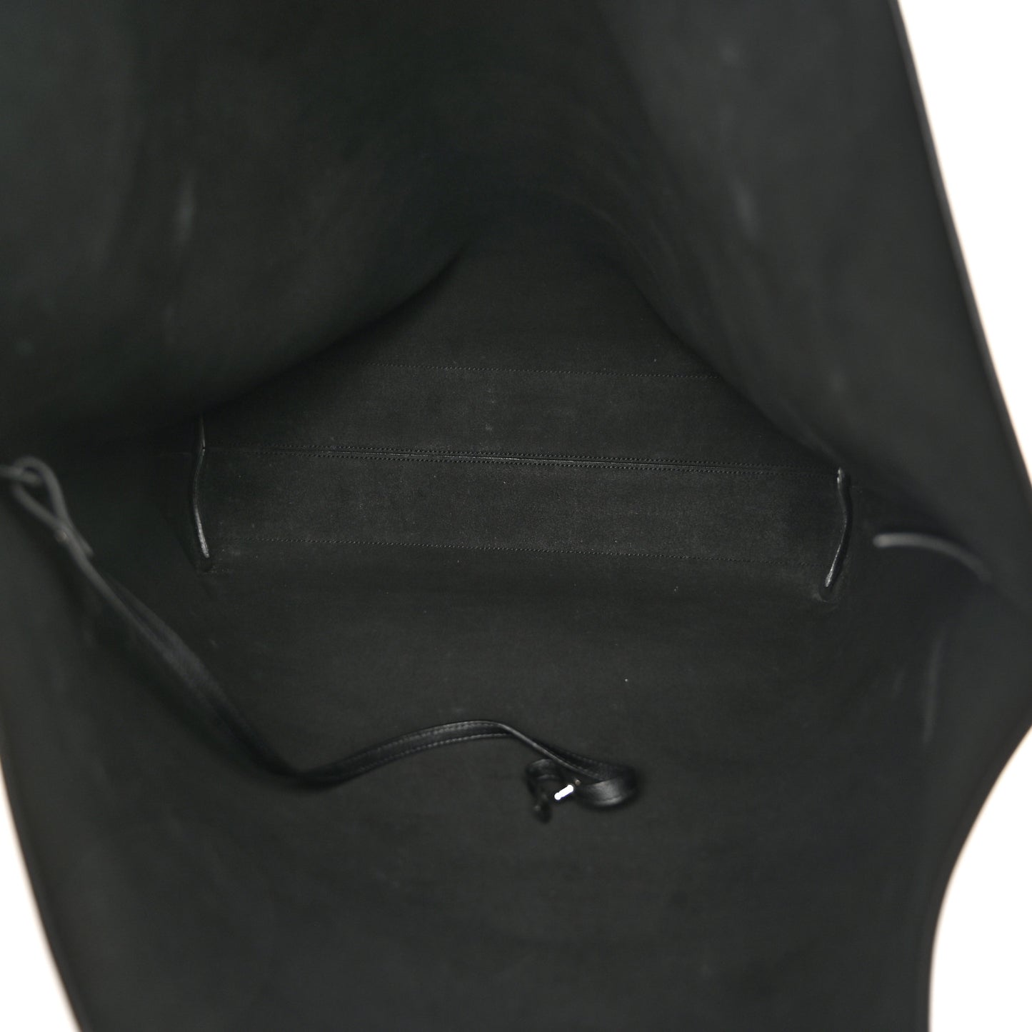 Calfskin Medium Shopping Tote Black