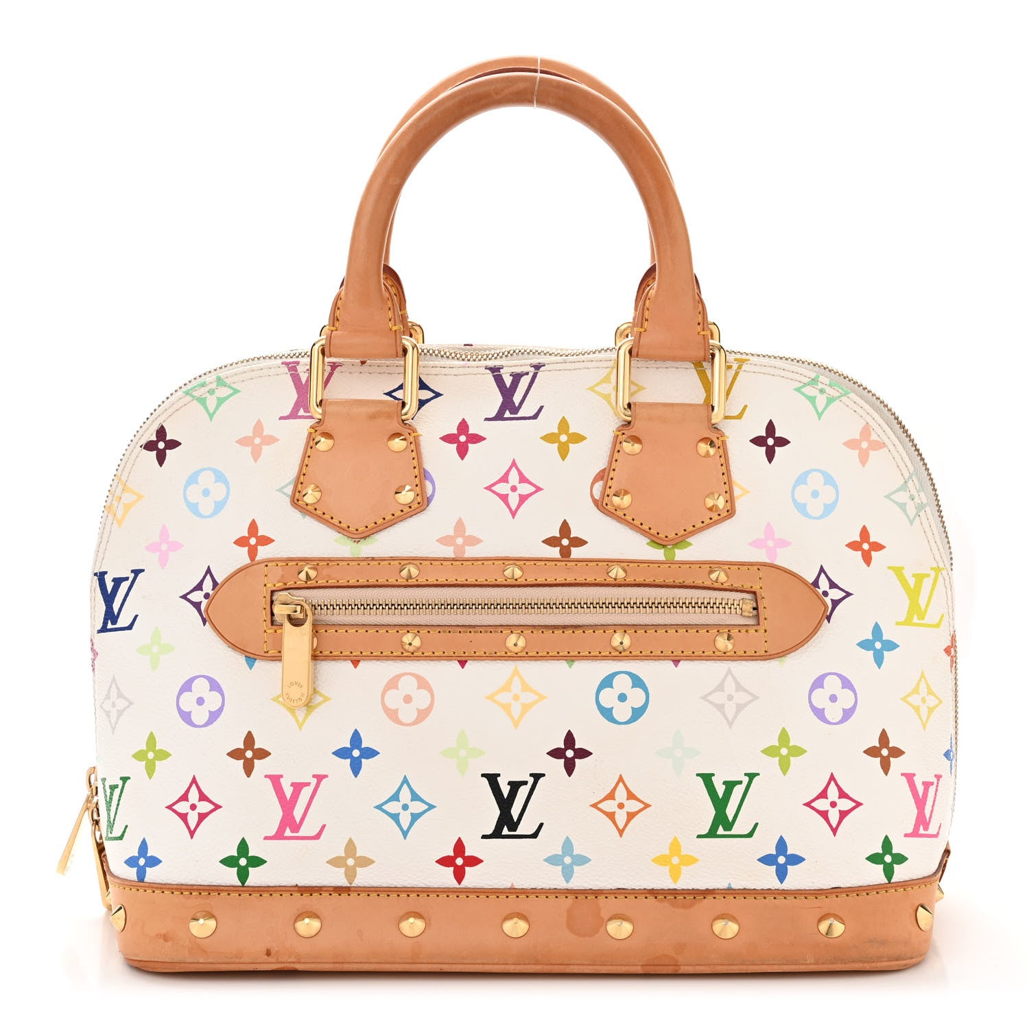 Louis Vuitton Monogram Multicolor Alma White 1 of 11