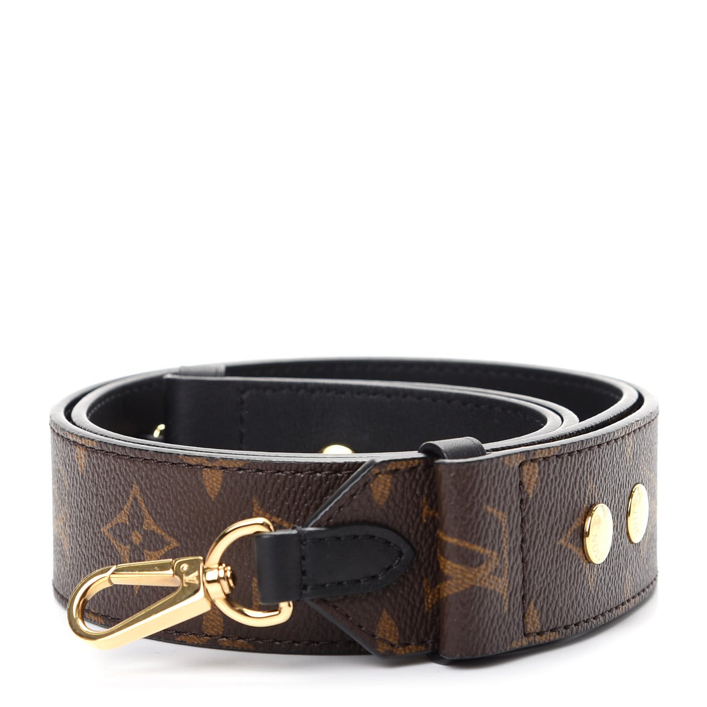 Monogram Adjustable Bandouliere Shoulder Strap Black