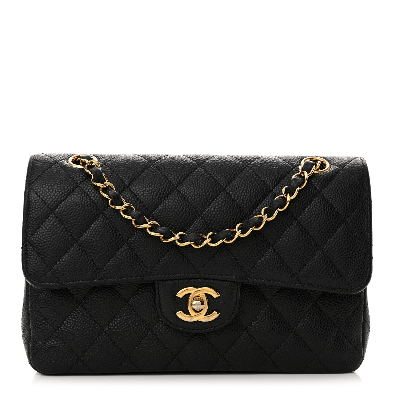 Chanel Caviar Quilted Small Double Flap Black 1 of 16