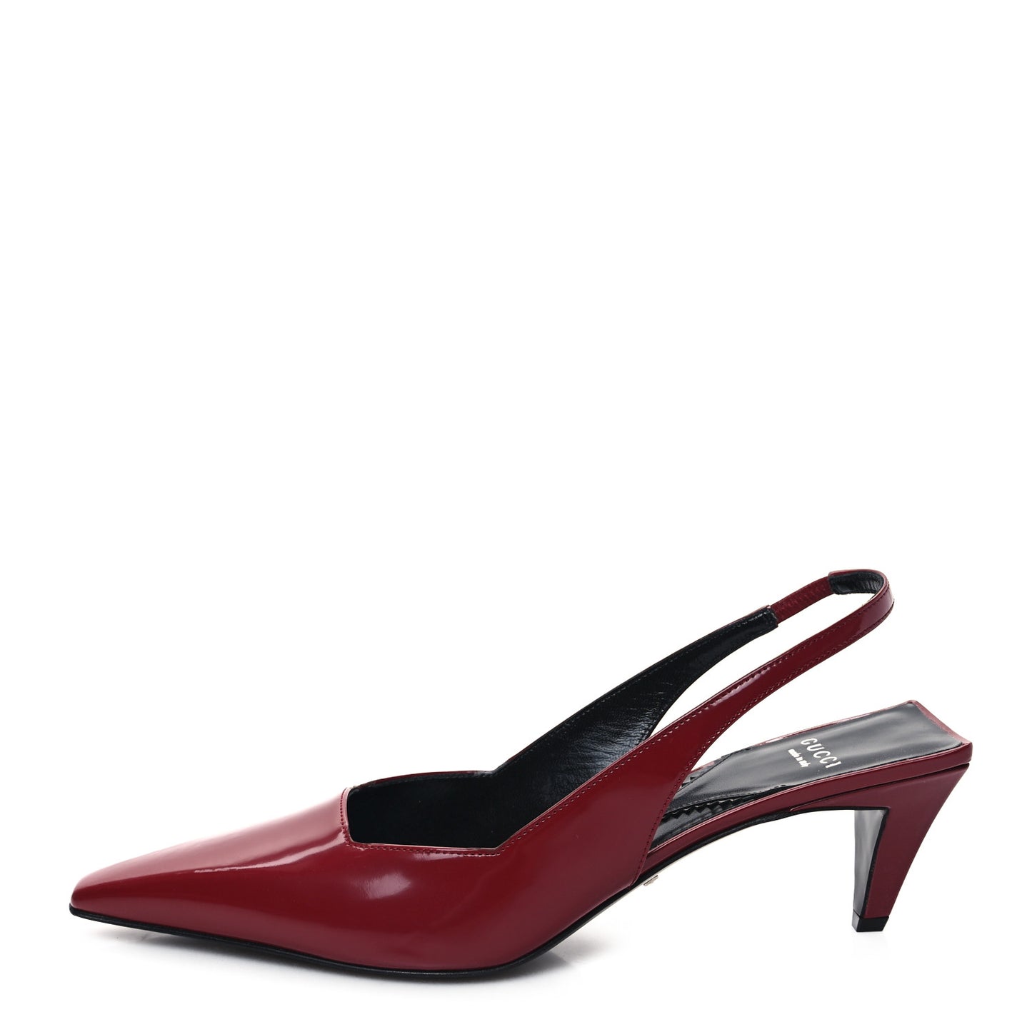 Nappa Mallory Pointed Toe Slingback Sandal 39 New 39 New Cherry