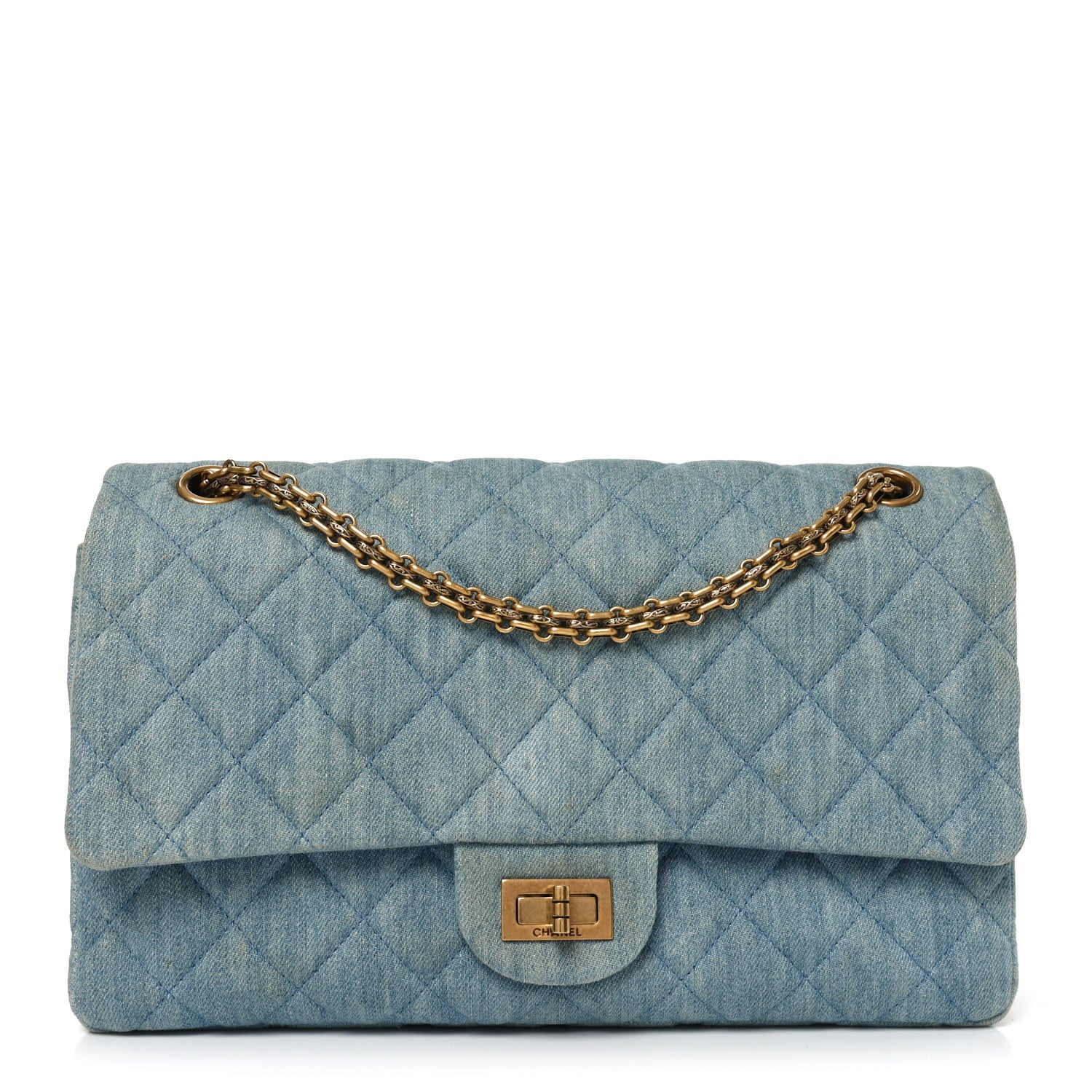 Chanel Denim Quilted 2.55 Reissue 226 Flap Light Blue 1859118