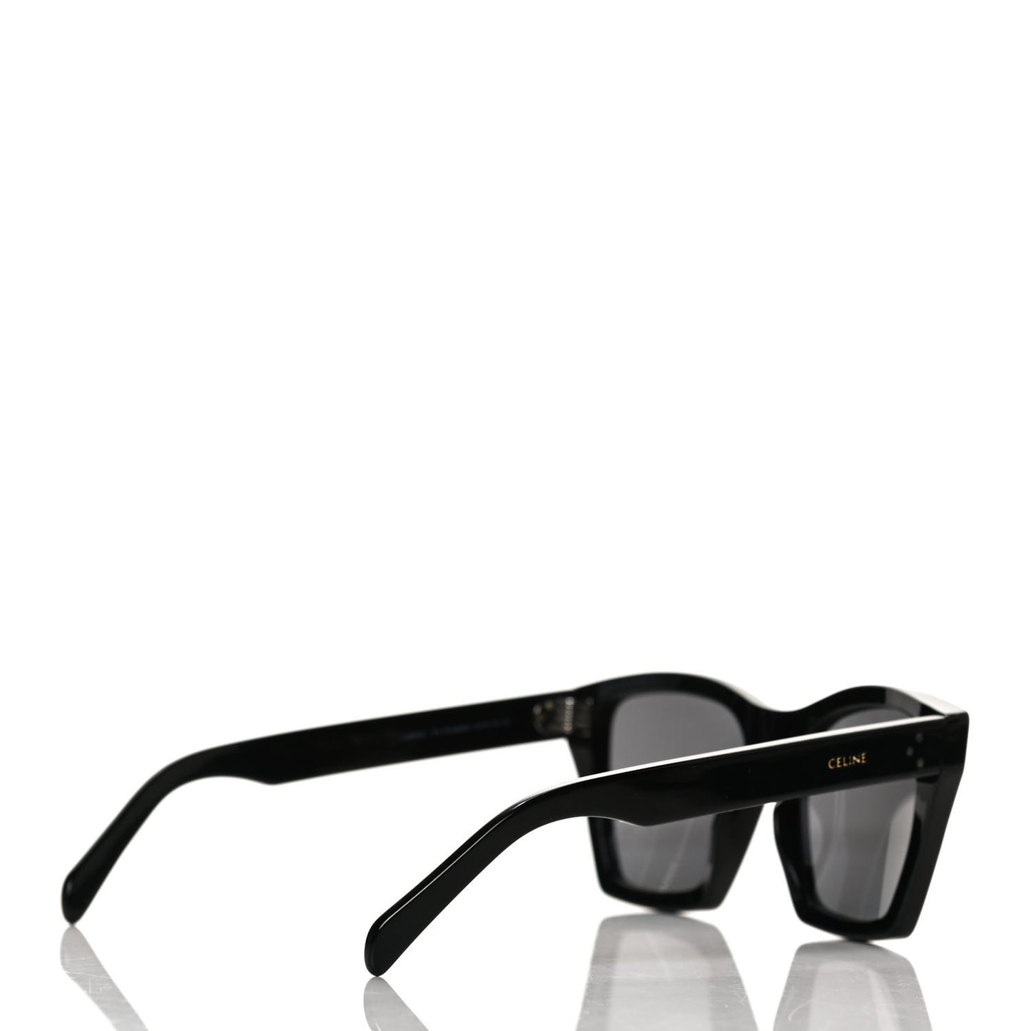 Acetate Polarized Square Sunglasses CL40090I Black