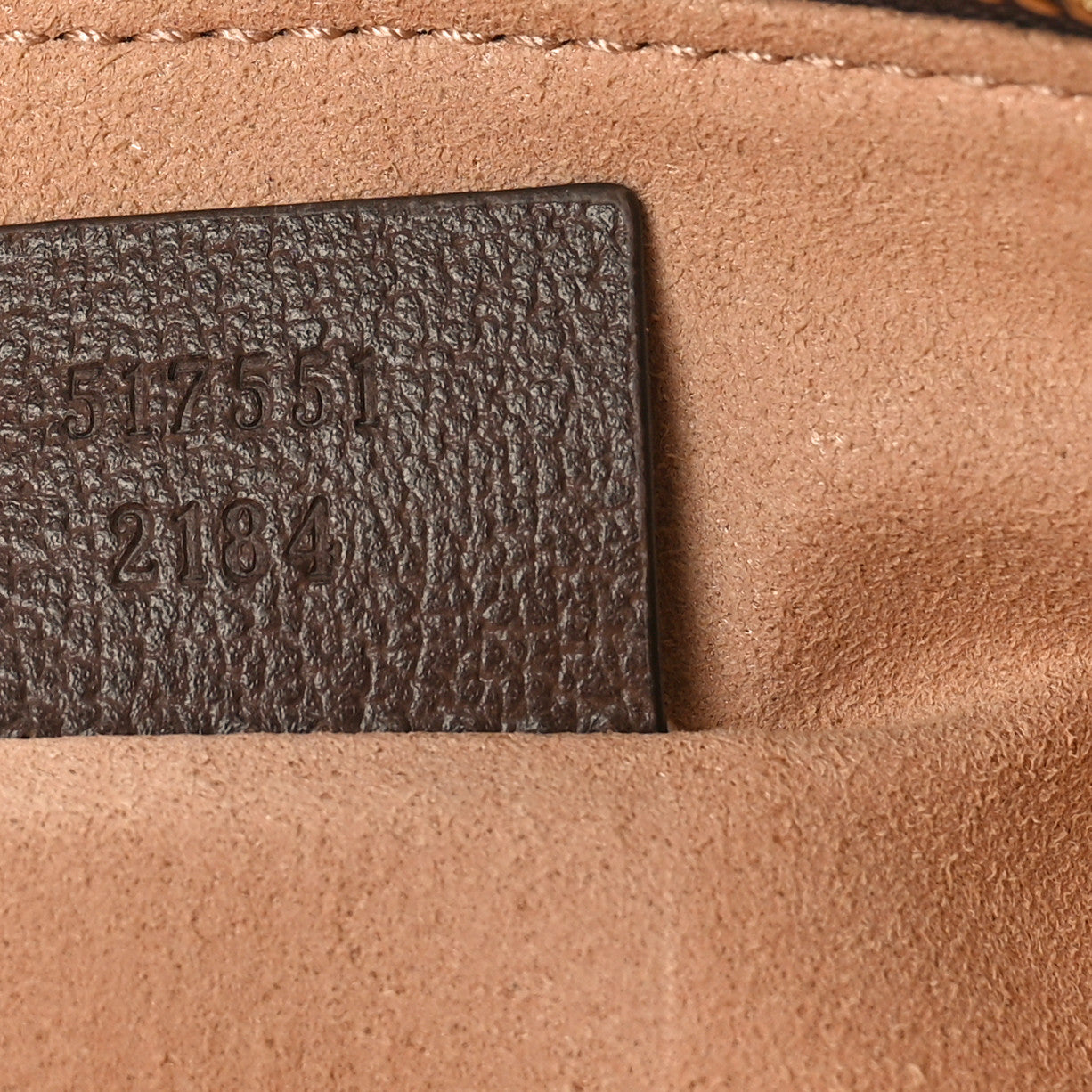 GG Supreme Monogram Large Ophidia Pouch Clutch Brown