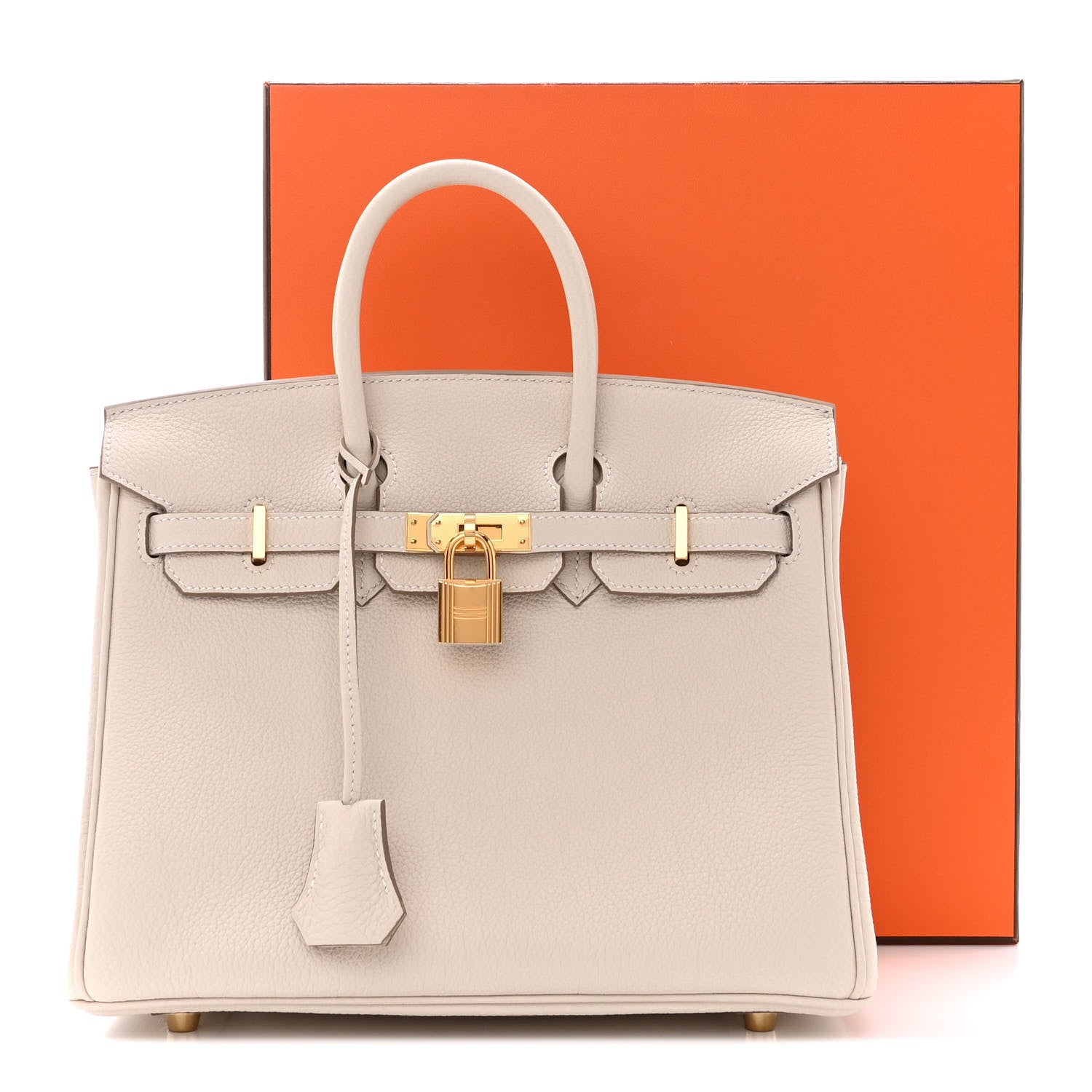Hermes Togo Birkin 25 Craie 3 of 13
