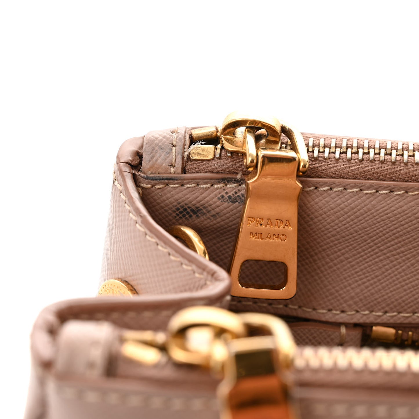 Saffiano Small Galleria Double Zip Tote Cammeo