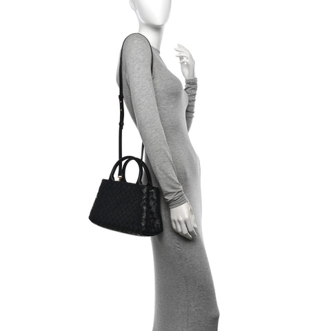 Nappa Intrecciato Small Tote Black