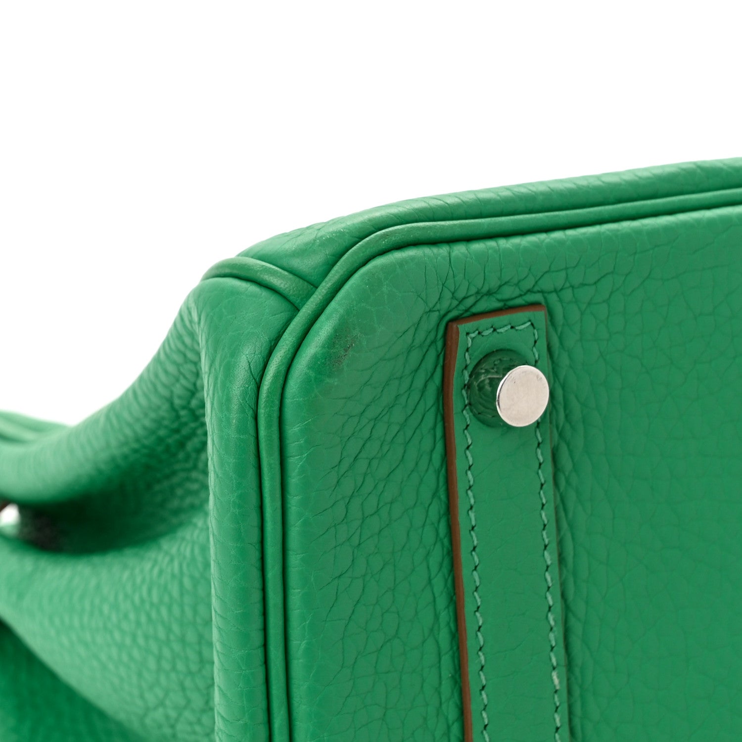 Hermes Taurillon Clemence Birkin 30 Menthe 13 of 14
