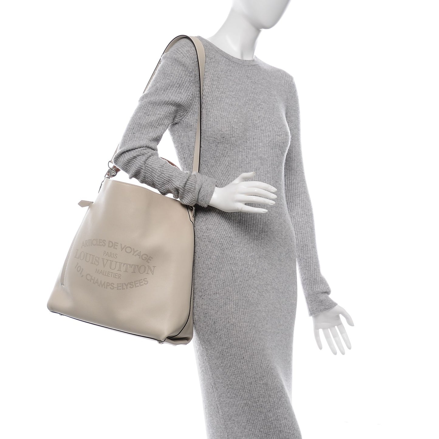 Veau Soie Calfskin Parnassea Bagatelle Hobo Blanc Casse