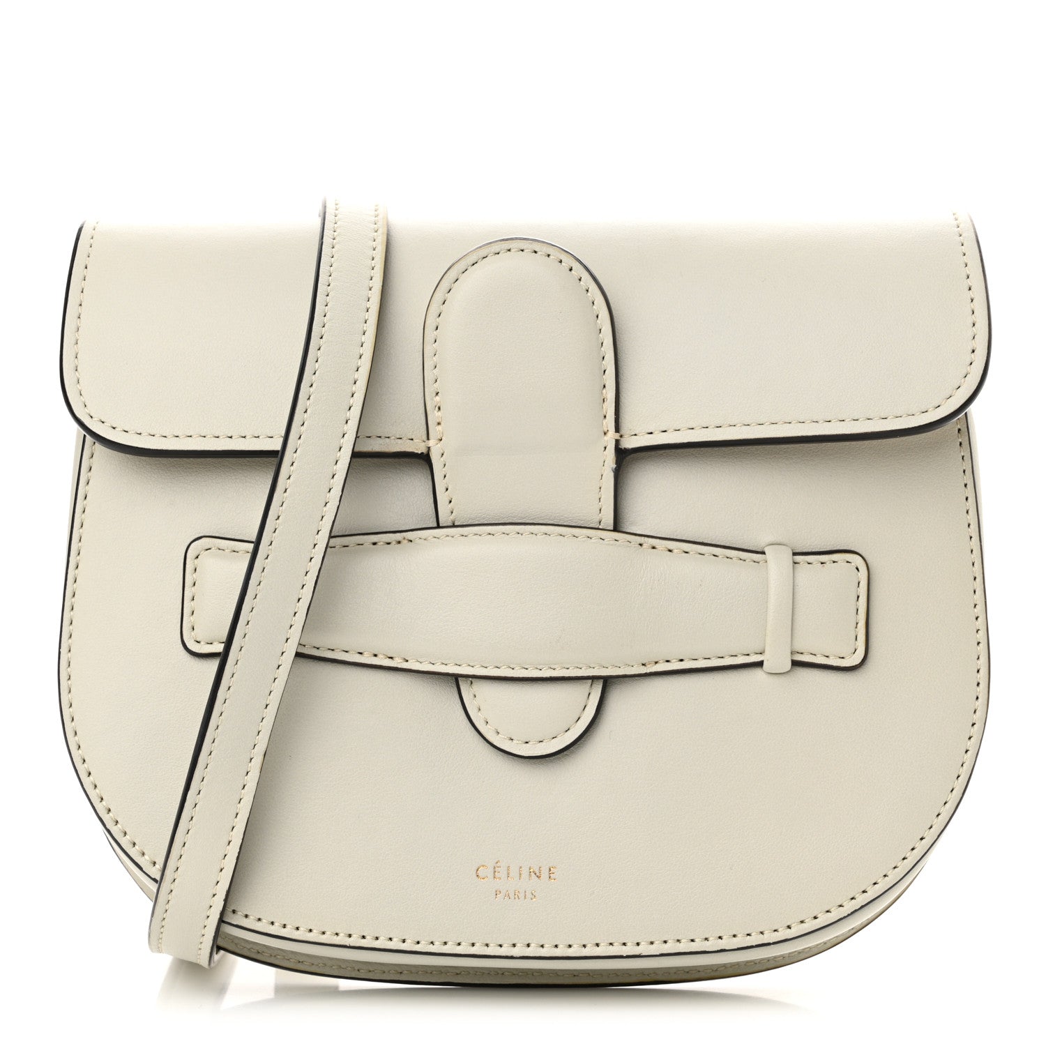 Celine Smooth Calfskin Mini Symmetrical Bag White 1 of 12