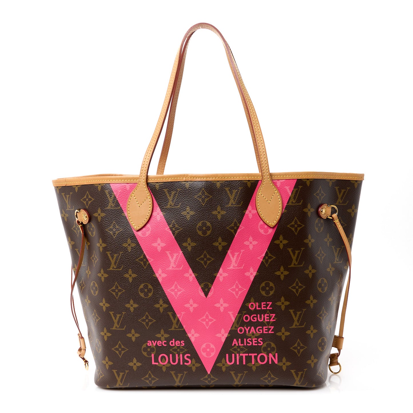Monogram V Neverfull MM Grenade
