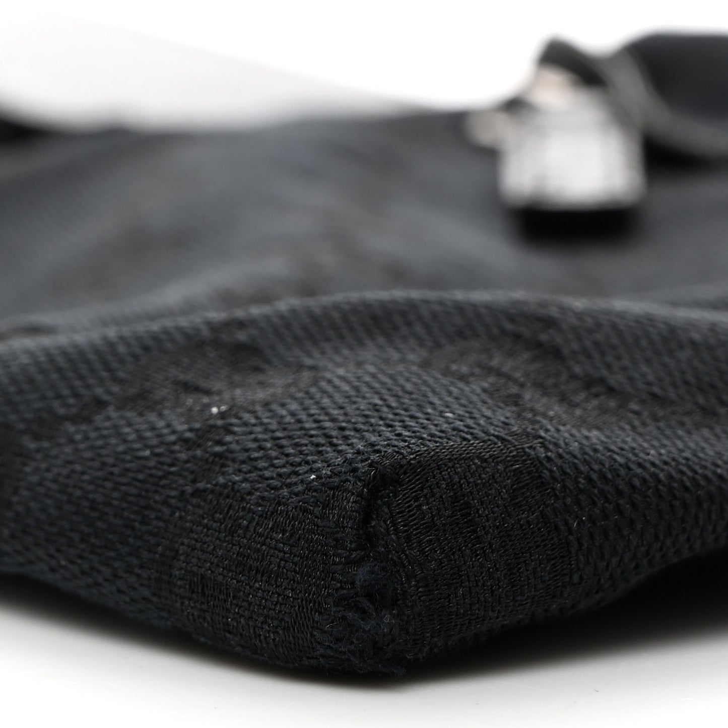 GG Monogram Double Pocket Belt Bag Black