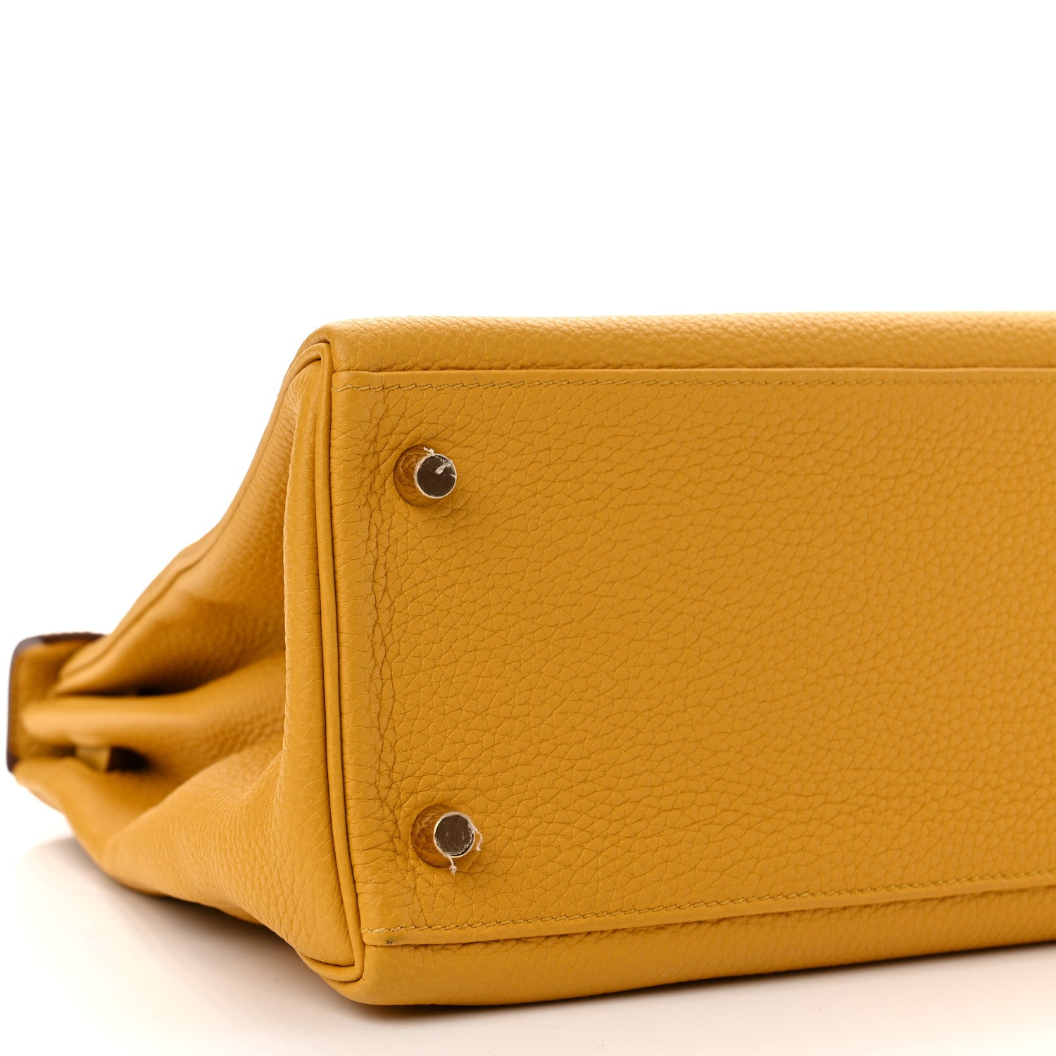 Hermes Togo Kelly Retourne 32 Jaune Ambre 9 of 15