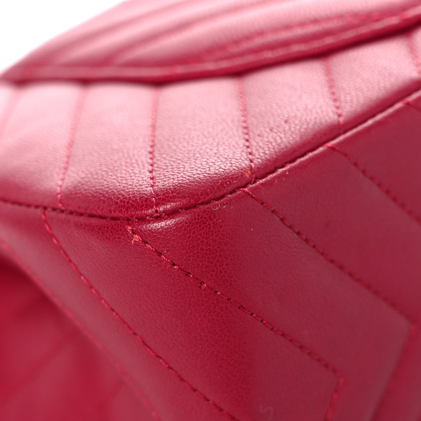 Sheepskin Chevron Quilted 2.55 Reissue 226 Flap Dark Pink